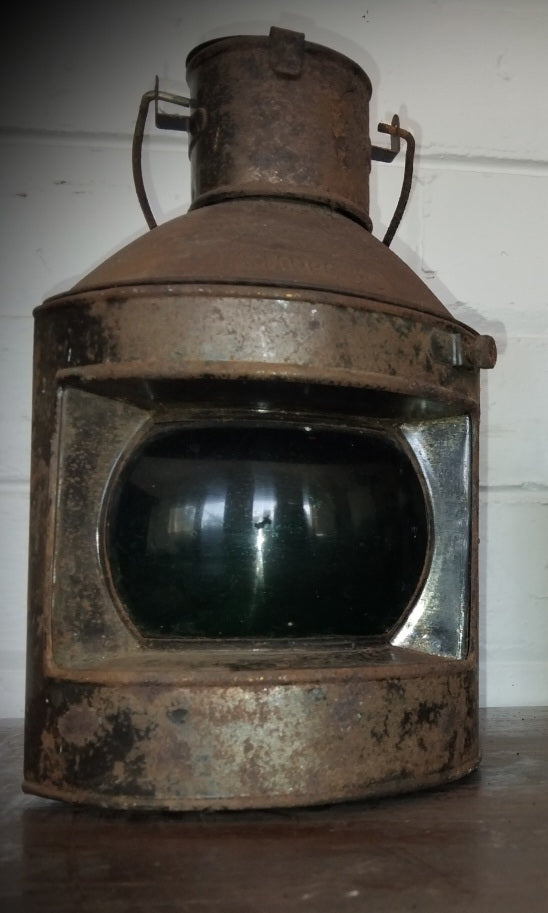 Vintage Port & Starboard Nautical Lanterns